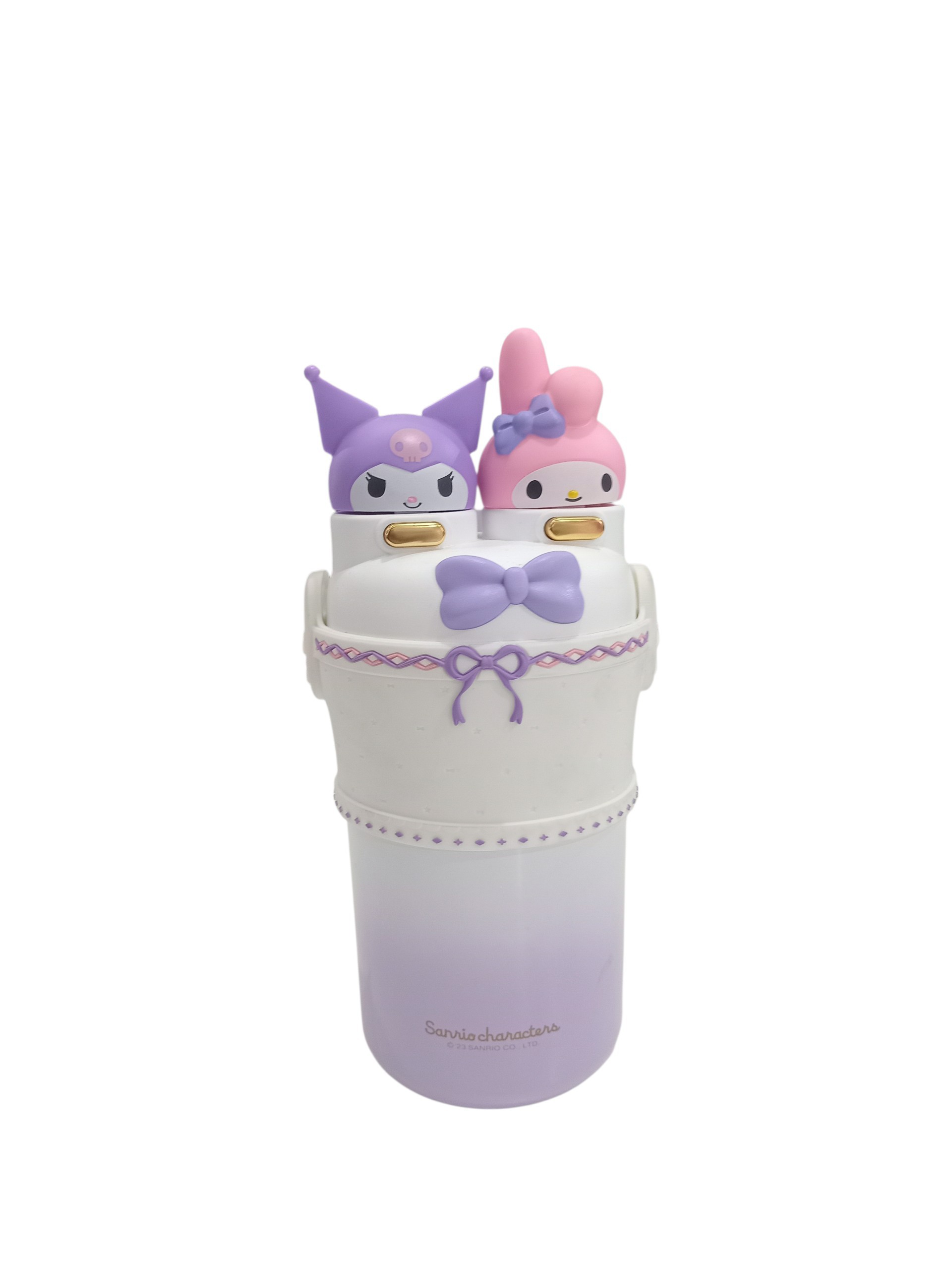 Botella térmica Kuromi y My melody