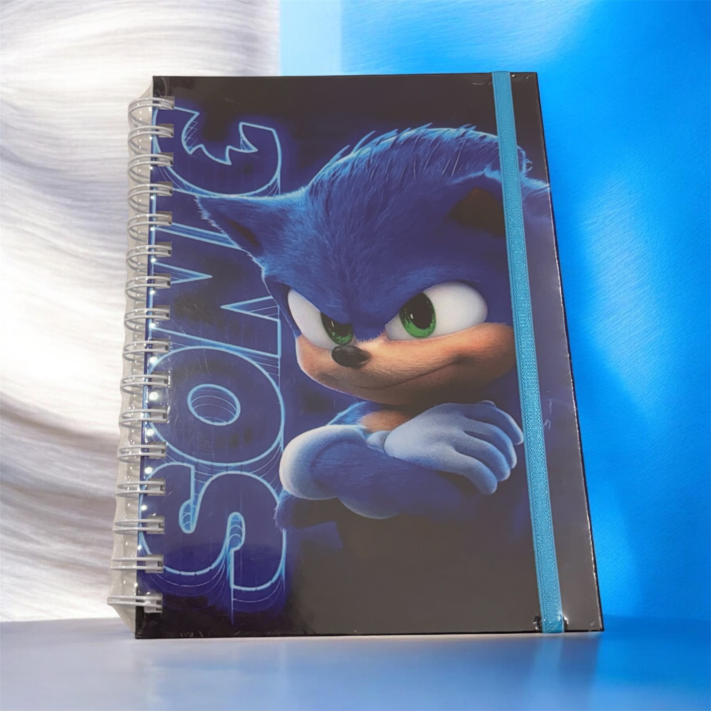 Agenda de Sonic rayada