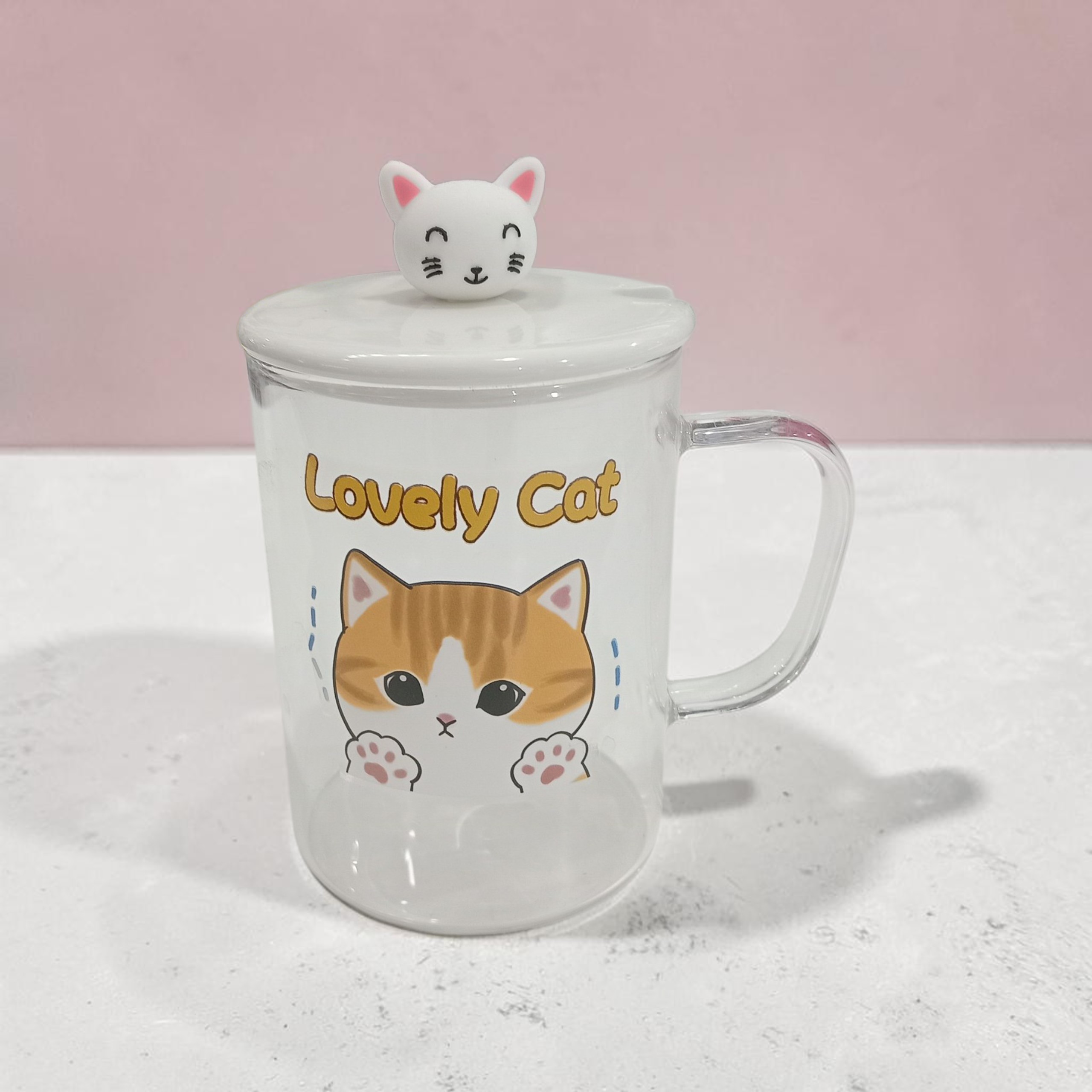 Taza de acrílico Gatito