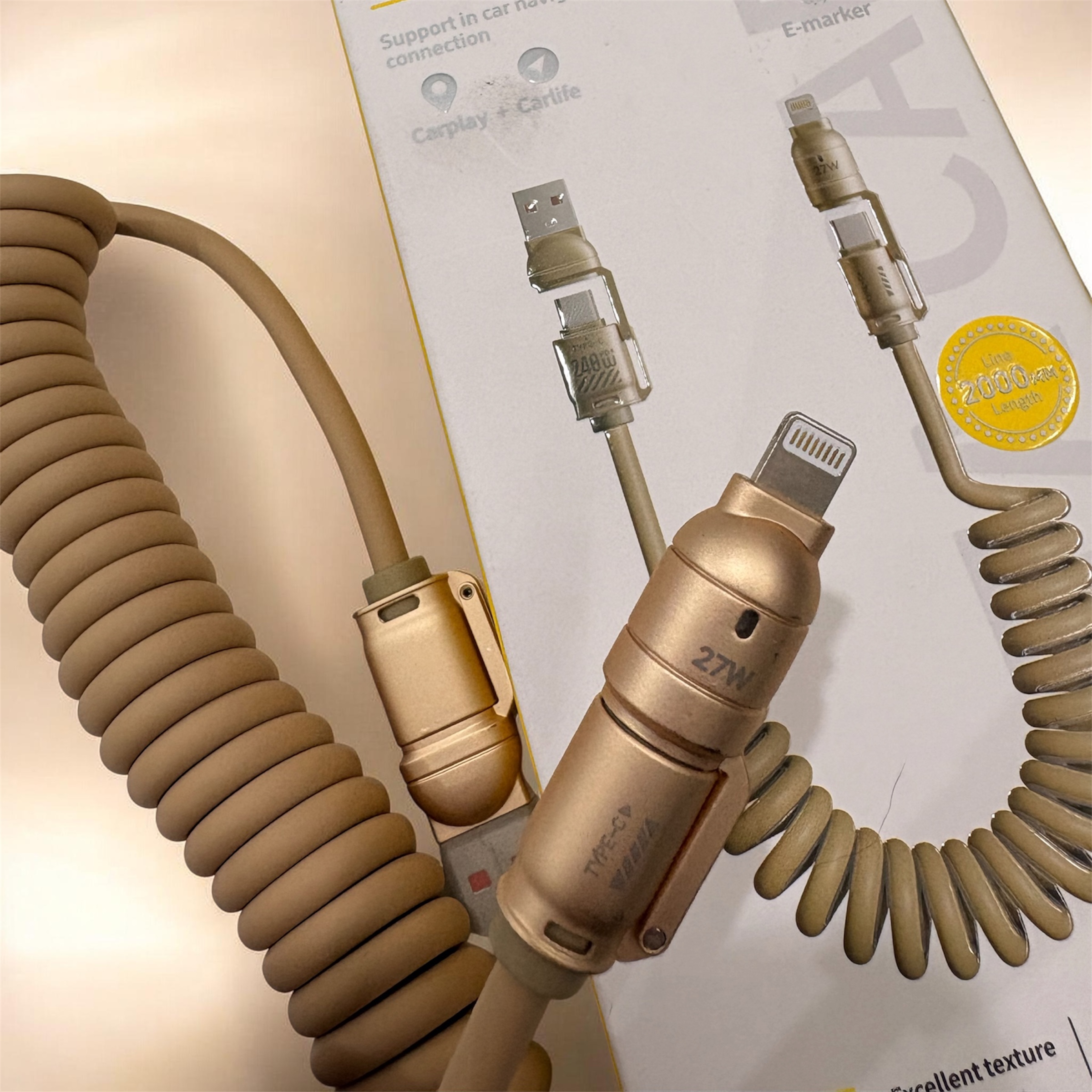 Cable de iPhone usb tipo C