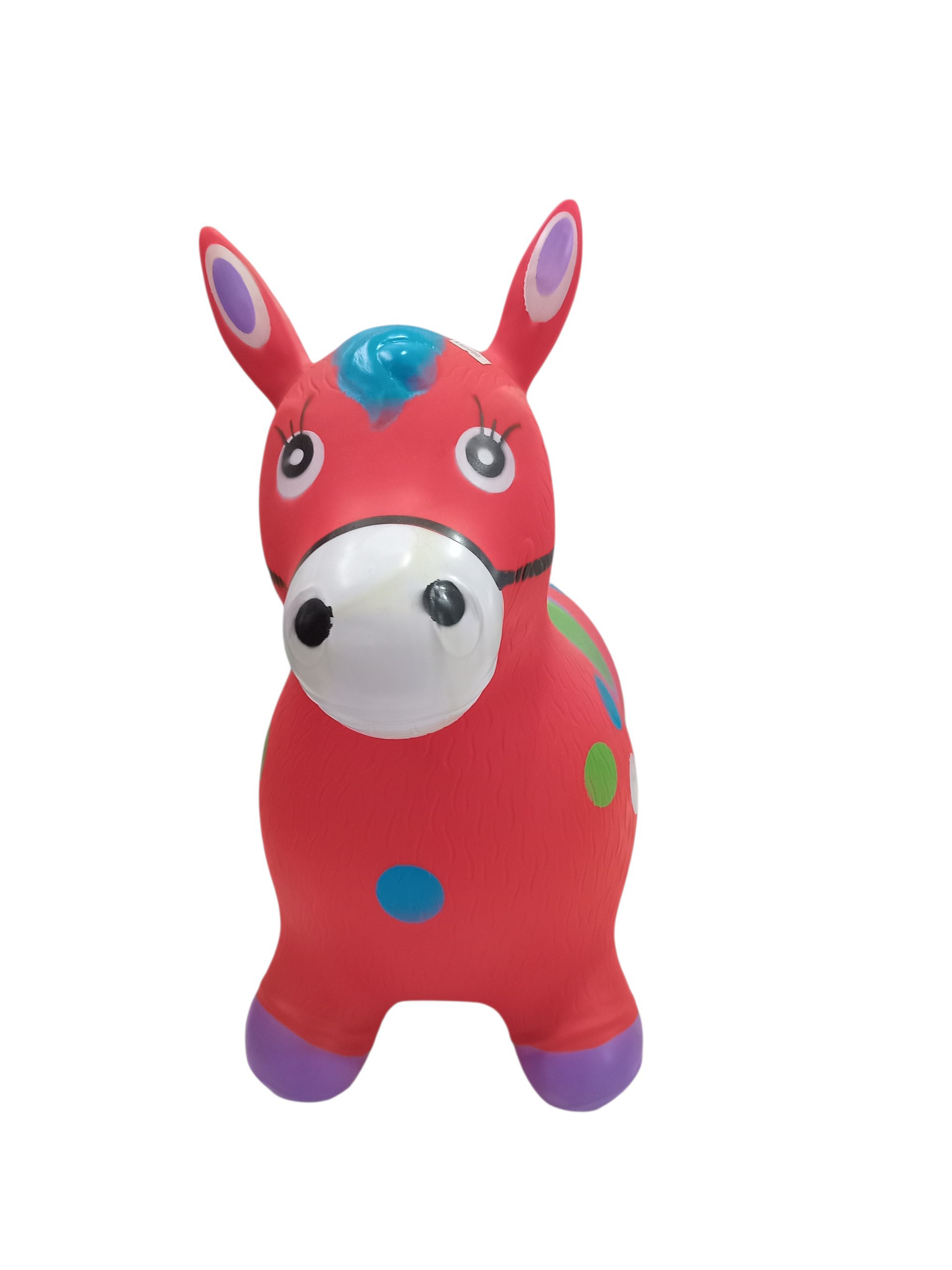 Saltarin Caballo de Goma rojo
