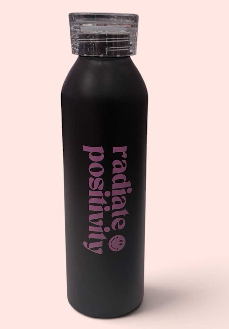 Botella Trendy negra aluminio