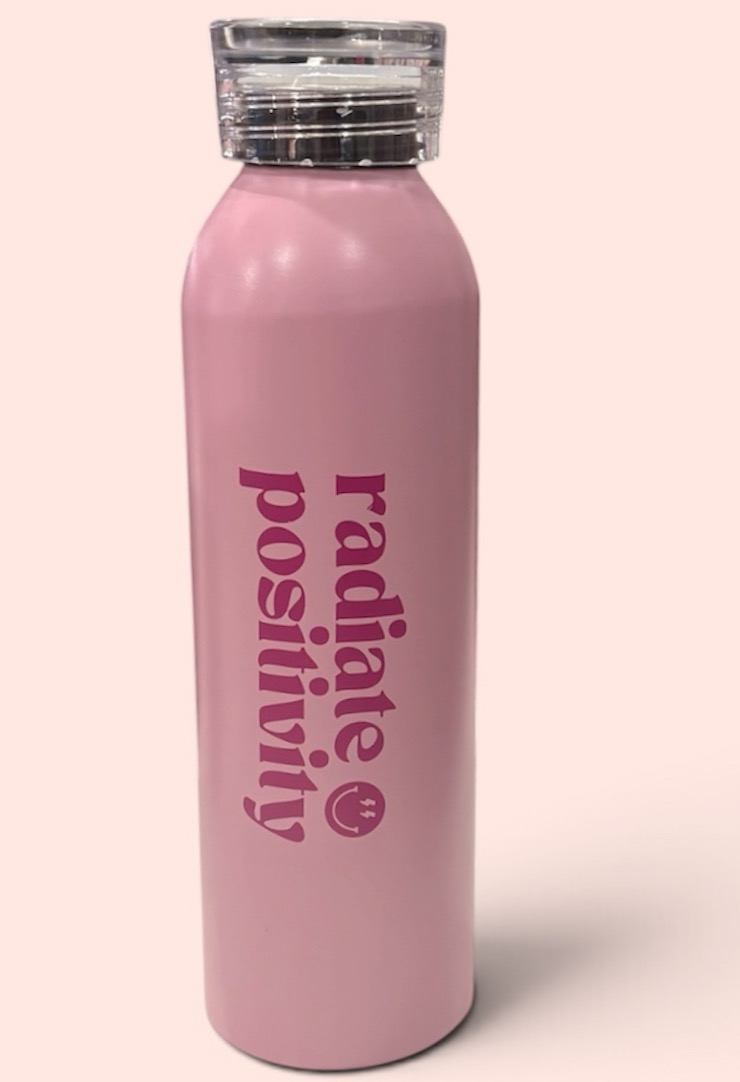 Botella Trendy rosa aluminio
