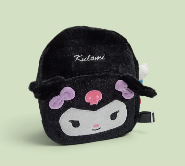 Mochila peluda de Kuromi