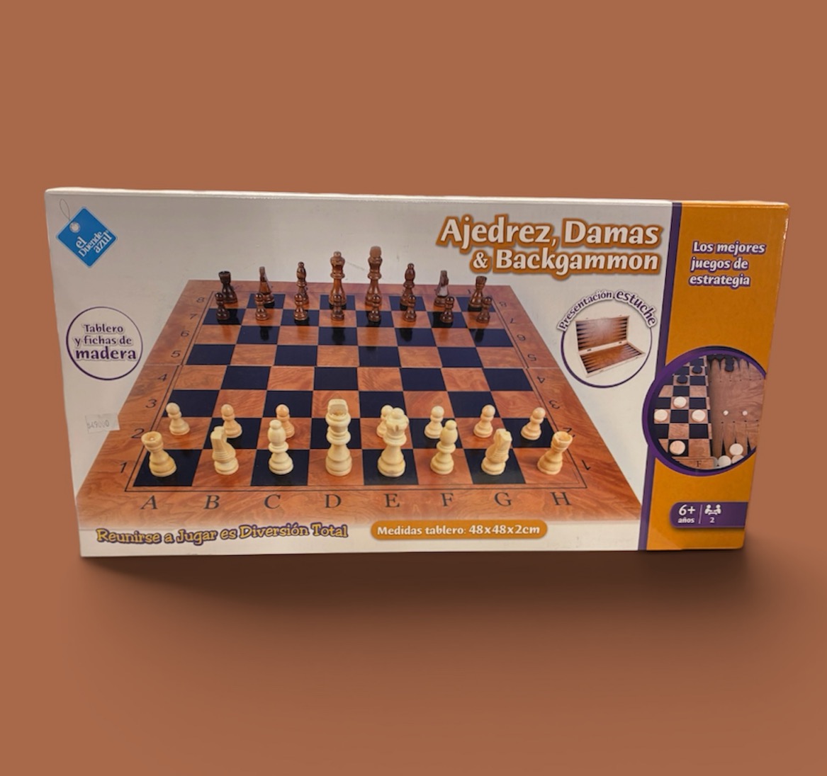 Juego de Ajedrez, Damas y Backgammon